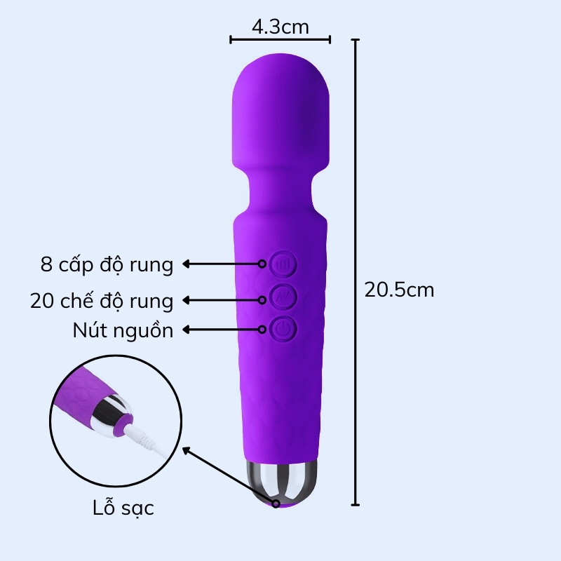 Chày rung massage CokelifeHana