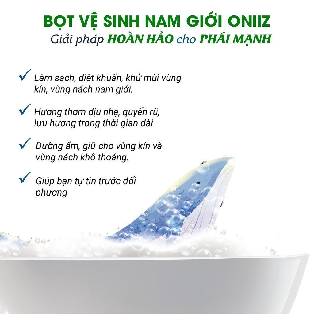 Sản phẩm Bọt Vệ Sinh Nam Giới Oniiz