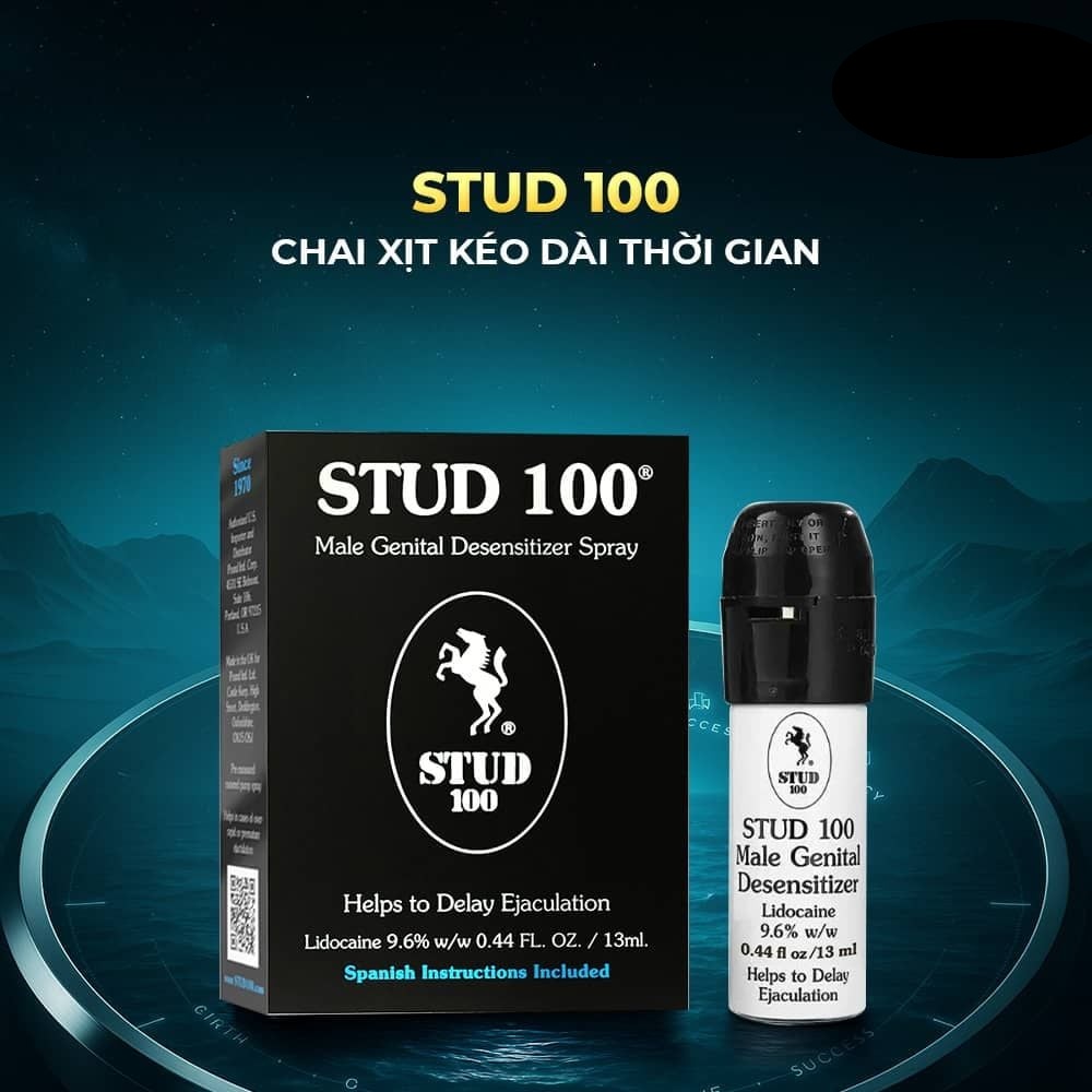 Chai xịt Stud 100 kéo dài thời gian - Chai 13ml