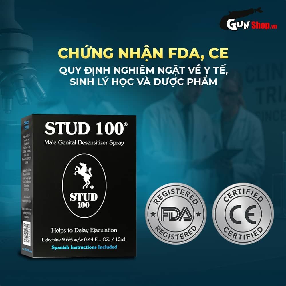 Khách hàng hài lòng với chai xịt Stud 100