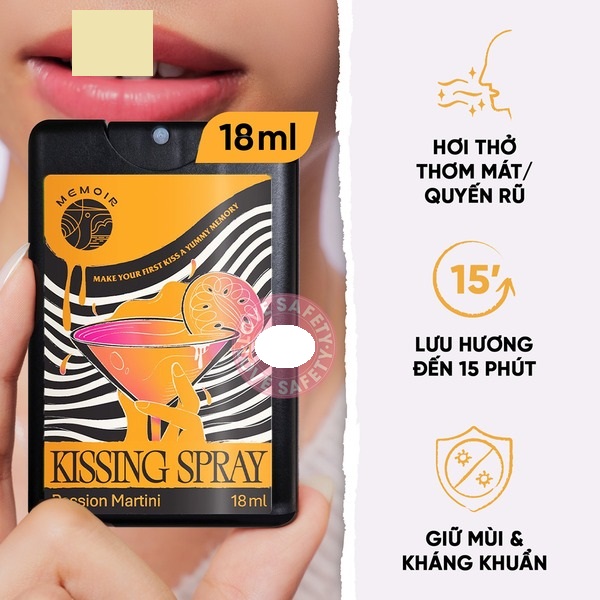 Xịt Thơm Miệng Cấp Tốc PlayAh Hương Chanh Dây Martini