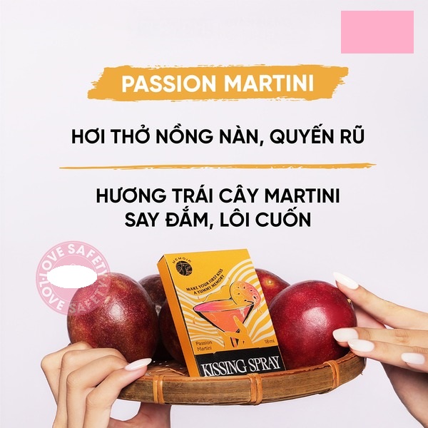 Xịt Thơm Miệng Cấp Tốc PlayAh Hương Chanh Dây Martini