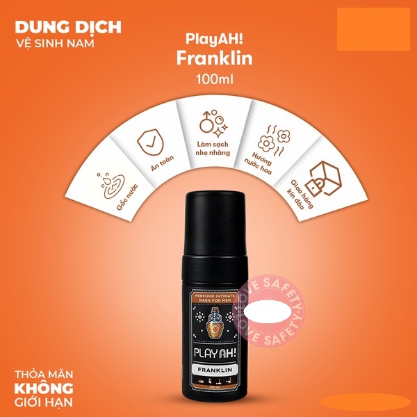 Dung dịch vệ sinh nam Playah Franklin Foam