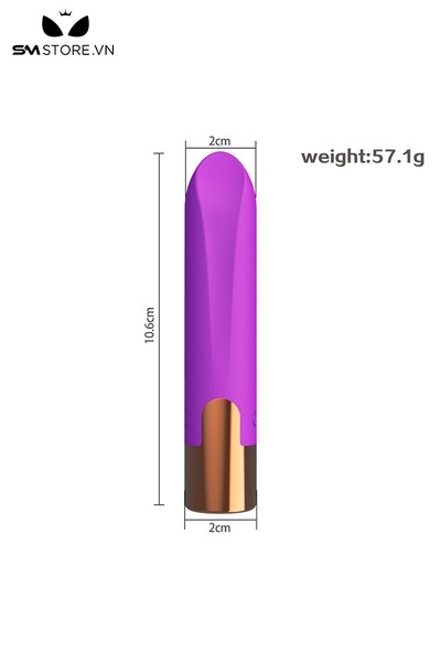Trứng rung silicon son môi mini