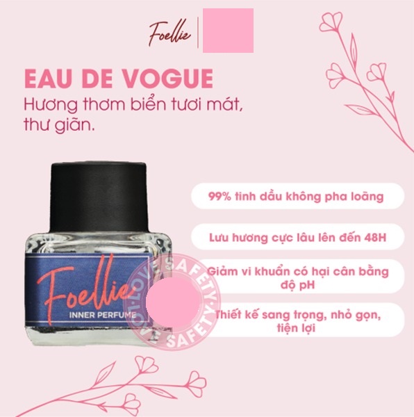 Nước Hoa V&ugrave;ng K&iacute;n Foellie Xanh