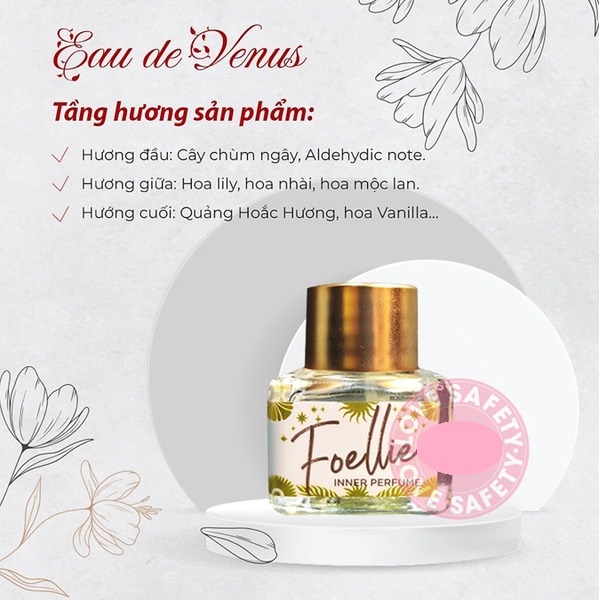 Nước Hoa V&ugrave;ng K&iacute;n Foellie