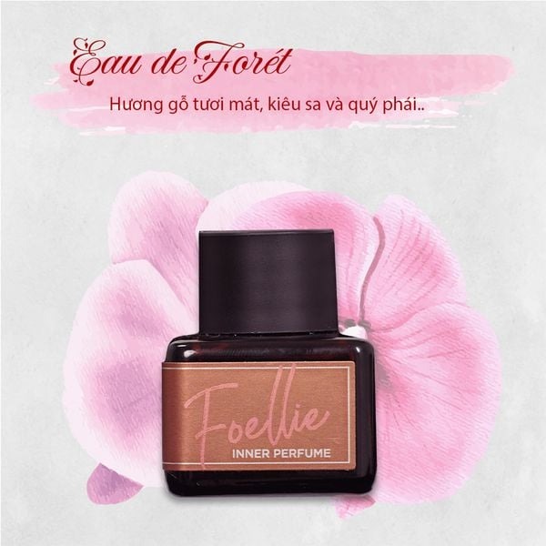 Nước Hoa Vùng Kín Foellie Nâu Hương Gỗ Sang