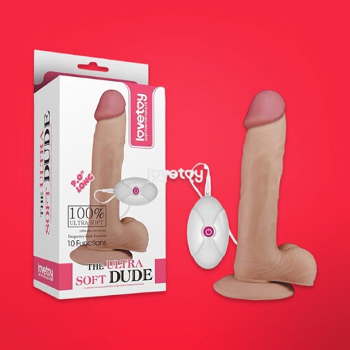 Dương vật giả Lovetoy The Ultra Soft Dude 9inch