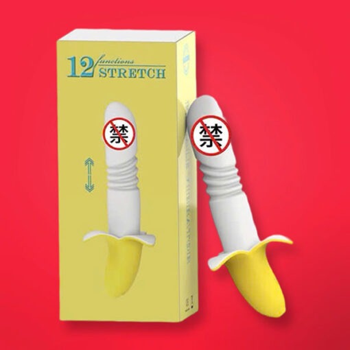 Dương vật giả trái chuối STRETCH rung thục