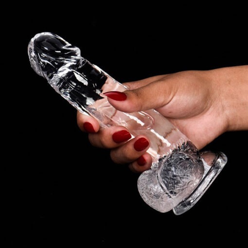 Dương vật giả silicon trong suốt MizzZee - trải nghiệm thú vị