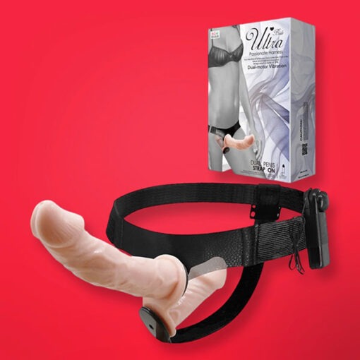 Dương vật giả 2 đầu gắn dây đeo cho les Baile – size Lớn