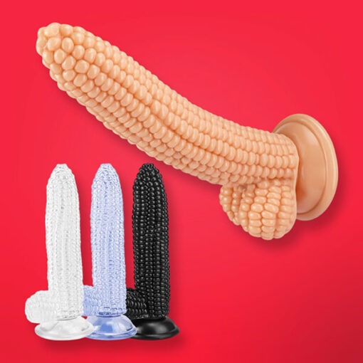 Dương vật giả trái bắp silicon mềm dẻo