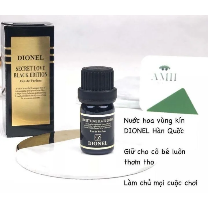 Nước Hoa Vùng Kín Dionel Secret Love Black Edition 5ml