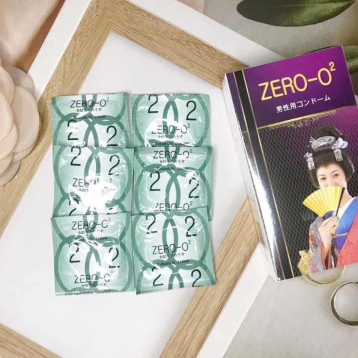 Bao Cao Su Nhật Bản ZERO-O2 Siêu Mỏng
