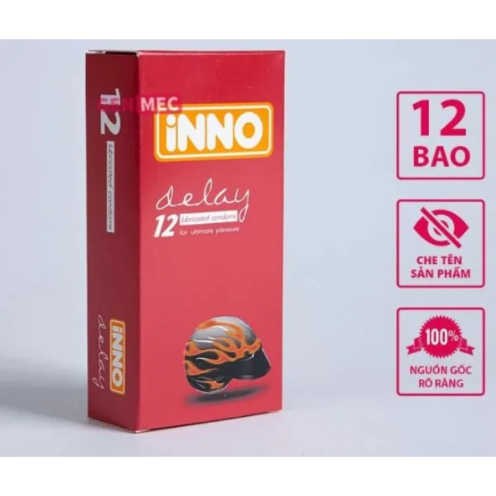 Hộp 12 C&aacute;i Bao Cao Su INNO DELAY