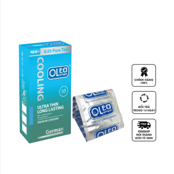 10 Chiếc Bao Cao Su M&aacute;t Lạnh Bạc H&agrave; K&eacute;o D&agrave;i Thời Gian Quan Hệ Oleo Cooling