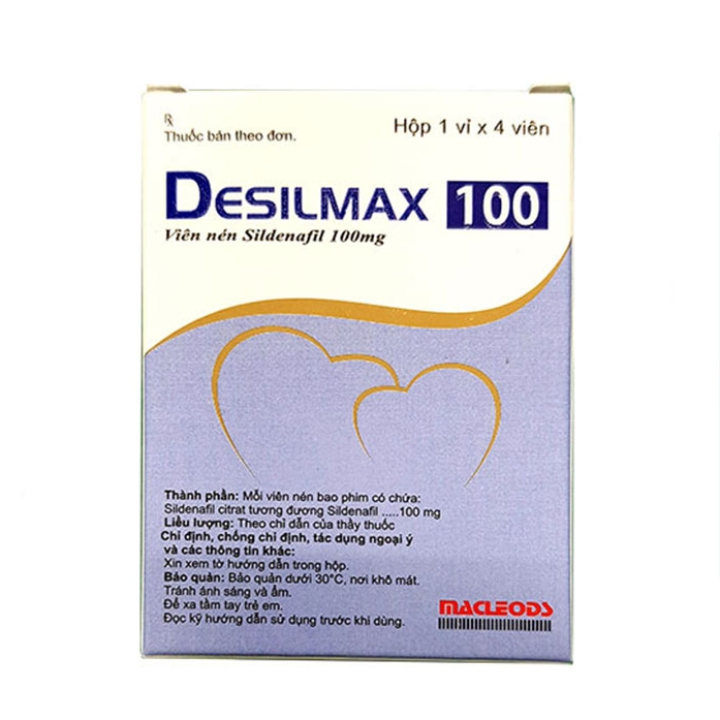 Vỉ 4 Viên Uống Desilmax 100mg