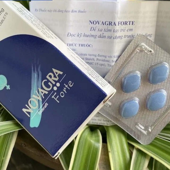 Vỉ 4 Vi&ecirc;n Uống Novagra Forte 100mg