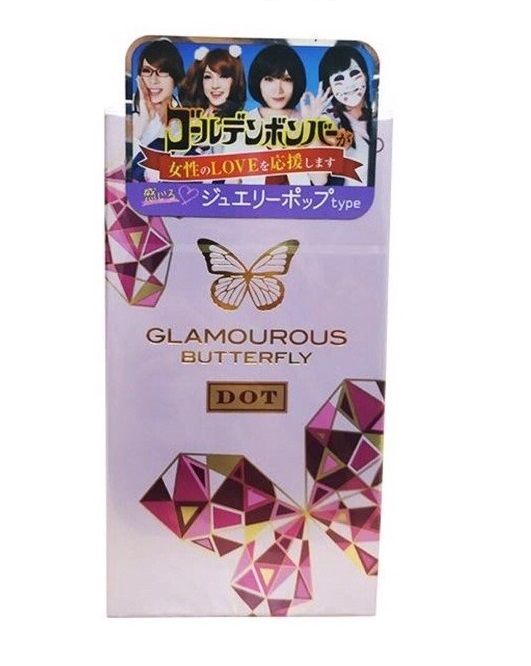Bao Cao Su Mỏng C&oacute; Gai Jex Glamourous Butterfly Dot Type 1
