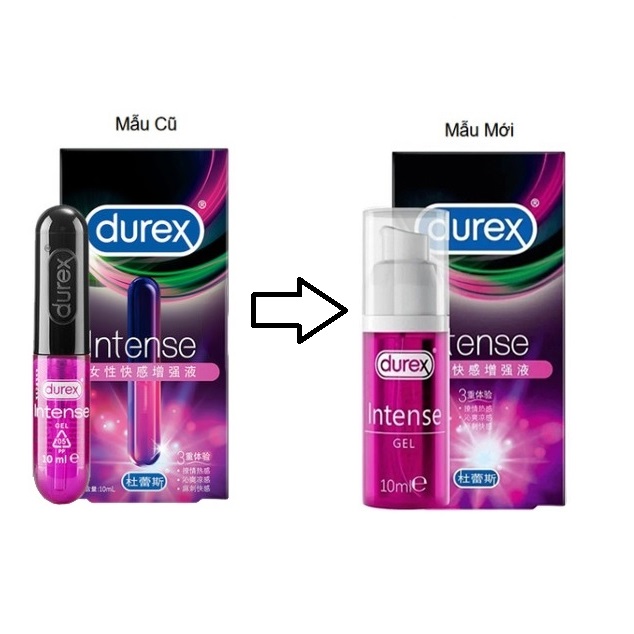 Gel b&ocirc;.i trơ.n tăng kho&aacute;i cảm cho nữ Durex Intense 10ml 1