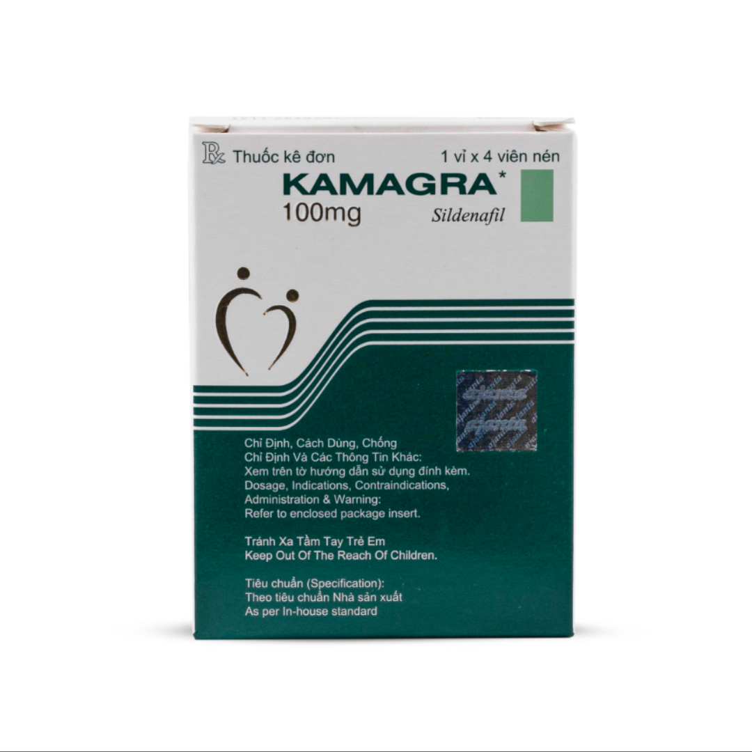 Kama.gra 100mg Ch&iacute;nh H&atilde;ng &ndash; Giải Ph&aacute;p Tăng Cường Sinh L&yacute; Nam Giới, Tr&aacute;ng Dương, K&eacute;o D&agrave;i Thời Gian Quan Hệ 1