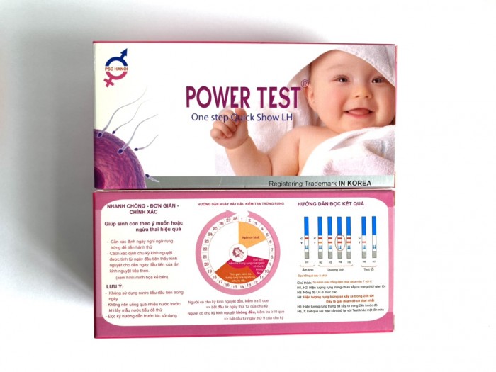 Que Thử Rụng Trứng PowerTest - Hộp 5 Chiếc 1