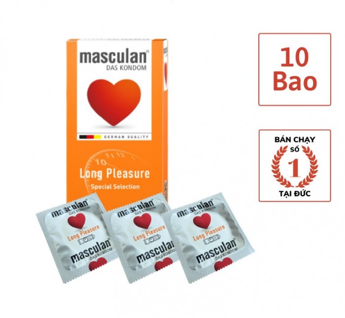 Bao Cao Su Cho Nam Của Đức Masculan Long Pleasure 1