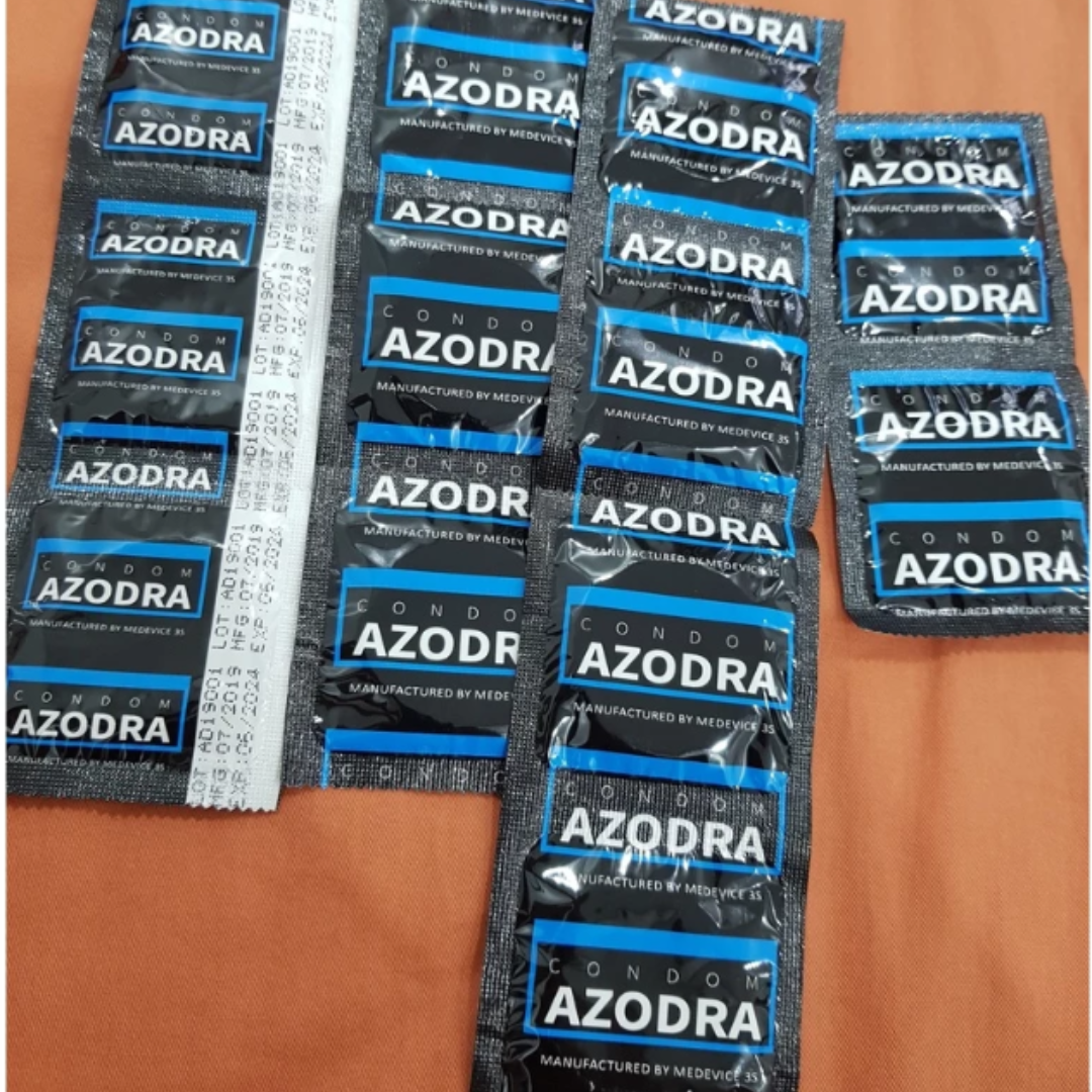 Combo 4 Hộp Bao Cao Su Azodra 4in1 mỏng, c&oacute; gai 2