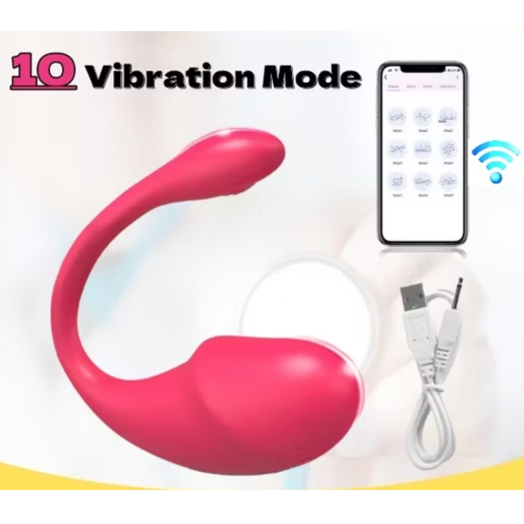 Trứng rung t&igrave;nh y&ecirc;u Vibrator 10 chế độ, điều khiển App 3
