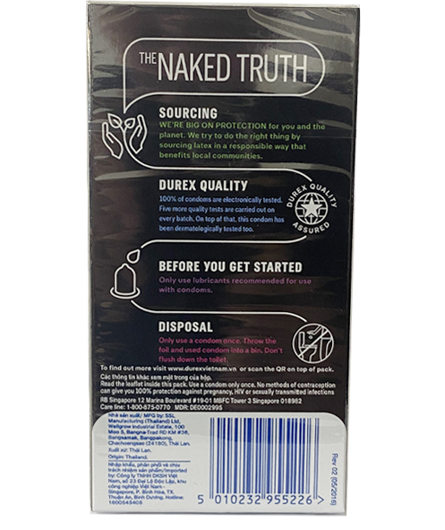 Bao Cao Su L&acirc;u Ra Durex Performa 12s - Nhập Khẩu Th&aacute;i Lan 2