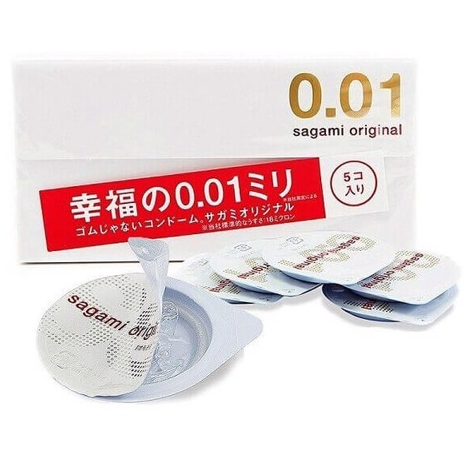 Sagami 0.01 Bao Cao Su Cao Cấp Siêu Mỏng Nhập Khẩu Nhật Bản H5 1