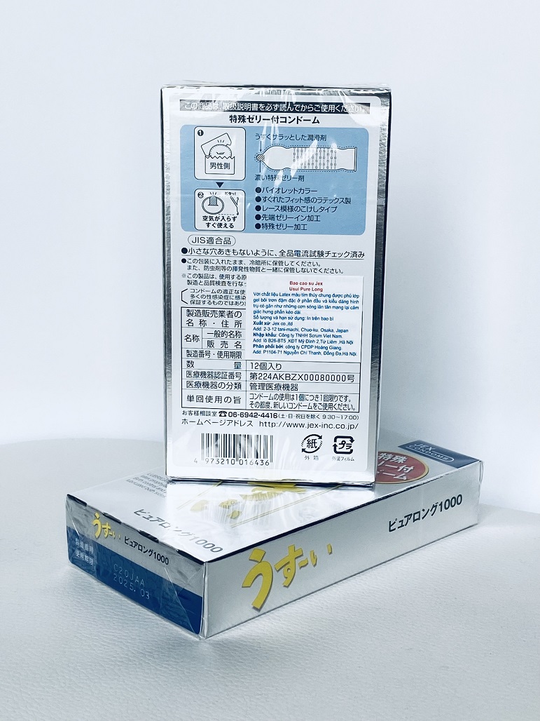 Bao Cao Su Jex Usui Pure Long Nhật Bản H12 2