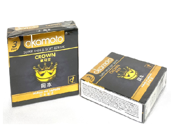 Bao Cao Su Size Nhỏ Okamoto Crown Si&ecirc;u Mỏng Của Nhật 1