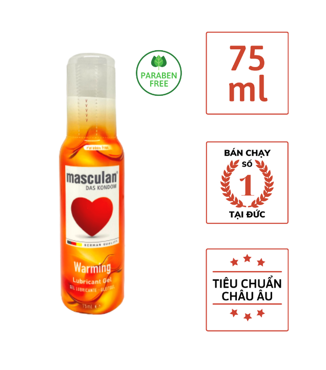 gel bô.i trơ.n Của Đức Tạo Ấm Masculan Warming 75ml 1