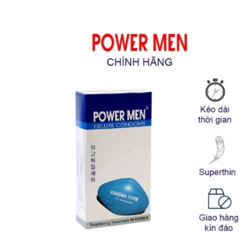 Bao Cao Su K&eacute;o D&agrave;i Thời Gian Power Men Deluxe Condom 1