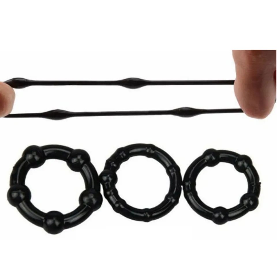 Bộ 3 v&ograve;ng đeo Stay Hard hỗ trợ k&eacute;o d&agrave;i thời gian cho nam 3